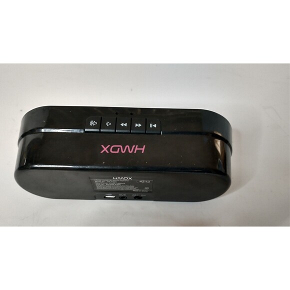 HMDX rave Portable rechargeable Bluetooth Speaker Pink Works Great - Picture 2 of 4